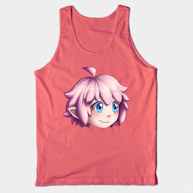 Kirby Gijinka Icon Tank Top by KirbyTardos